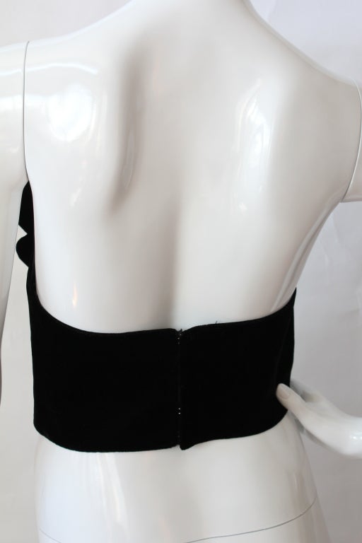 mugler winged corset