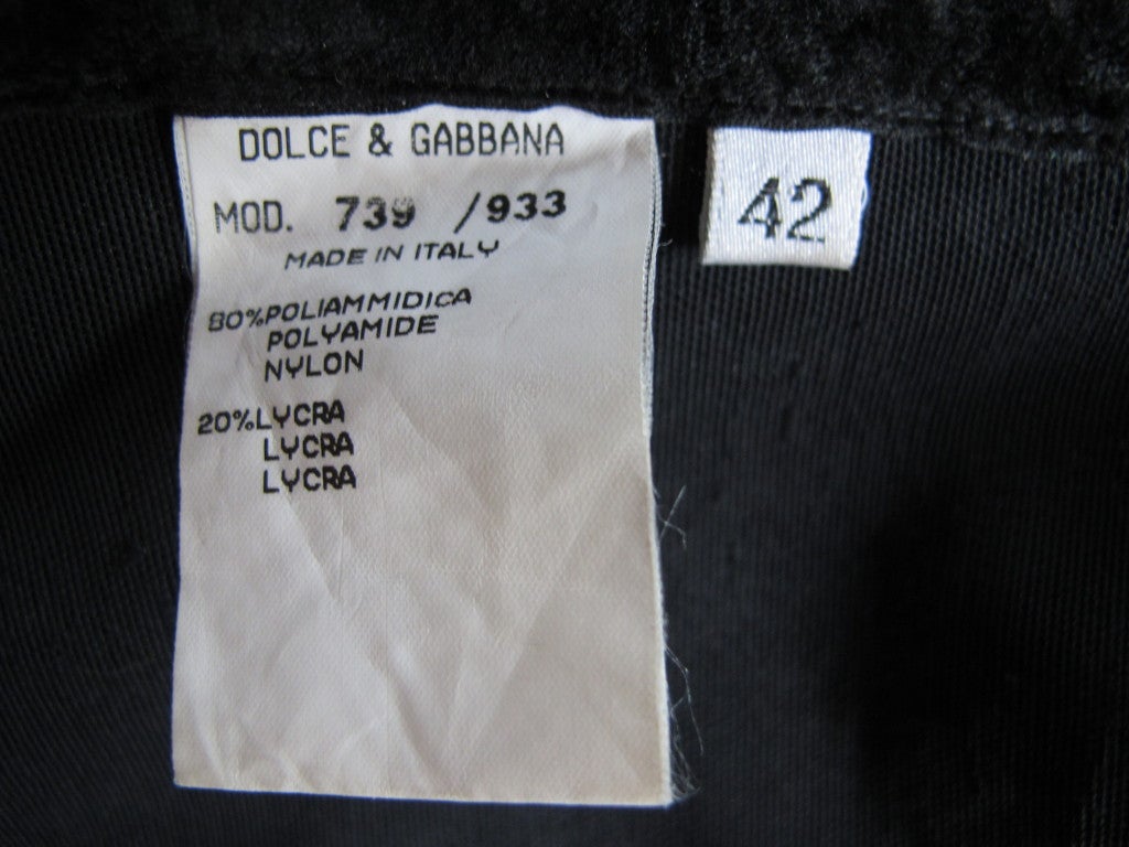 90s Dolce Gabbana Stretch Bustier Dress w/Medallion of Mary at 1stDibs