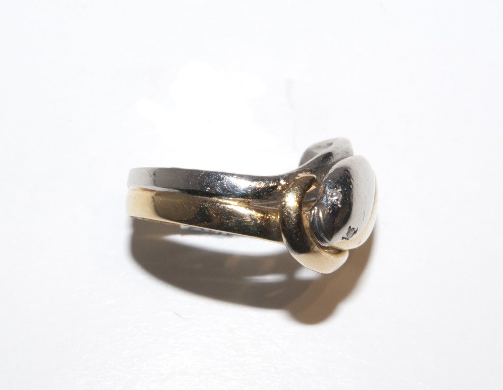A King George VI Gold and Platinum Double Headed Snake Ring