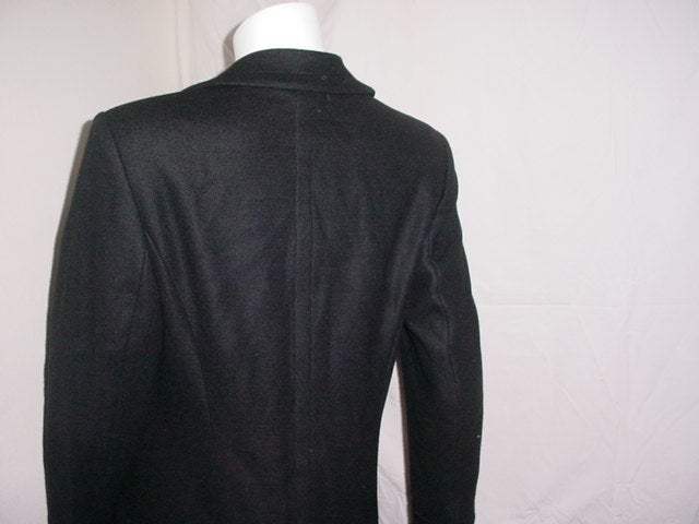 Vintage Enrico Coveri navy wool coat
