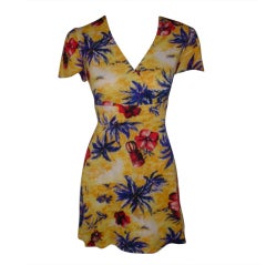 1940s style Hawaiian mini dress 40 bust