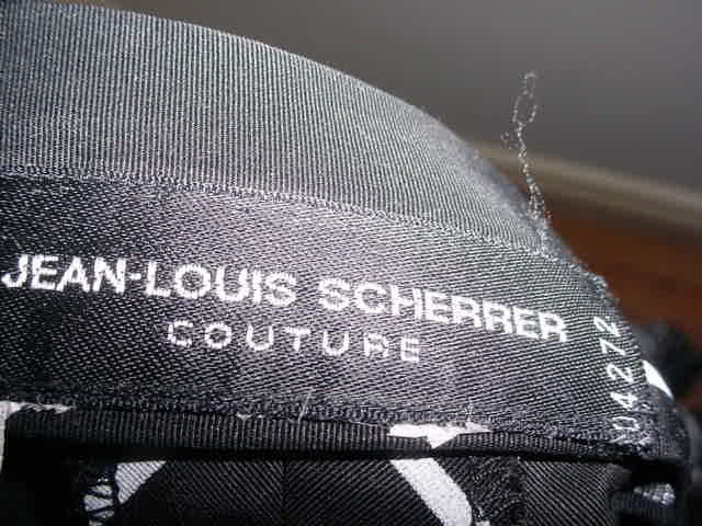Jean-Louis Scherrer Couture vintage skirt in black silk For Sale 2