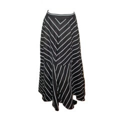 Jean-Louis Scherrer Couture vintage skirt in black silk