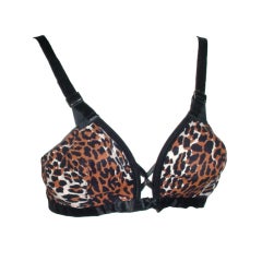 Vintage 1950s leopard bra Harriette Ross