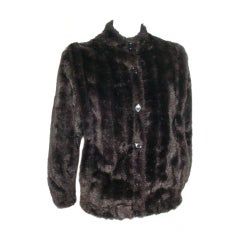 Marguerite Rubel vintage faux fur jacket