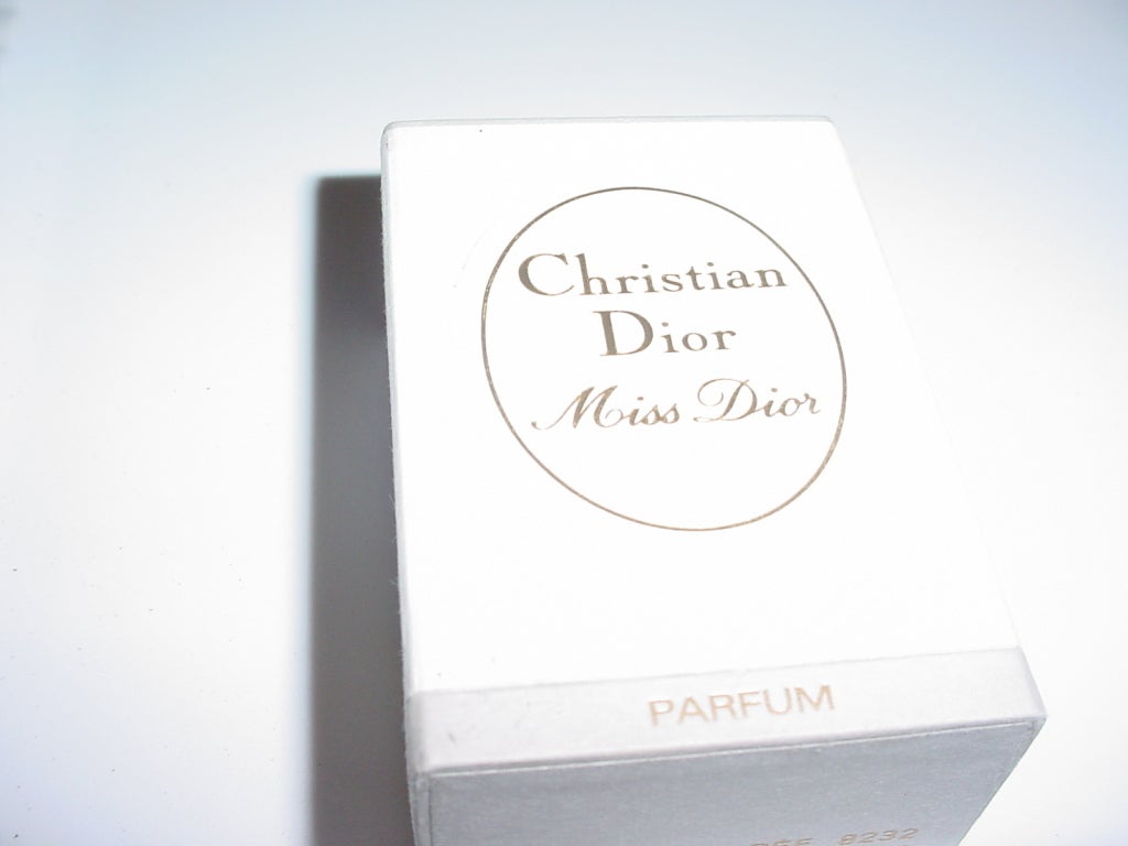 Vintage Miss Dior perfume