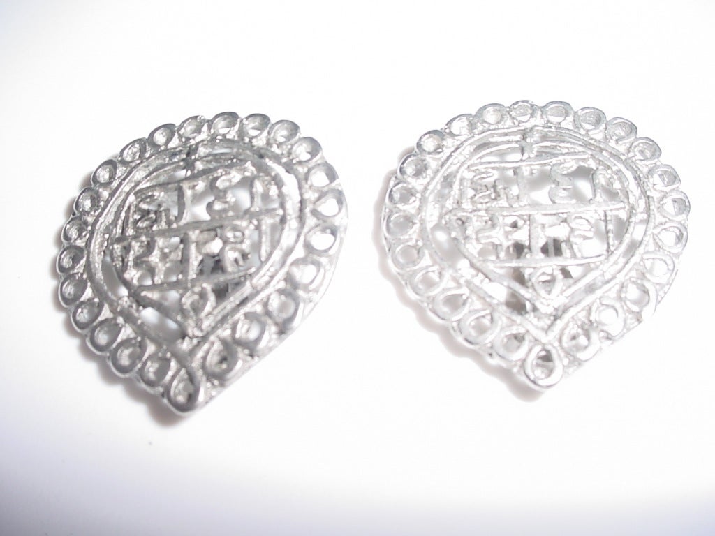 KJL vintage tribal earrings