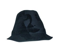 Liz Taylor Andy Warhol Philip Treacy hat