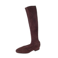 New Dior brown suede boots