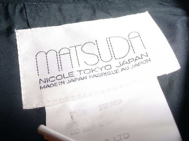 Vintage 1980s Matsuda asymmetrical jacket For Sale 2