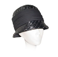 1950s black hat Doree