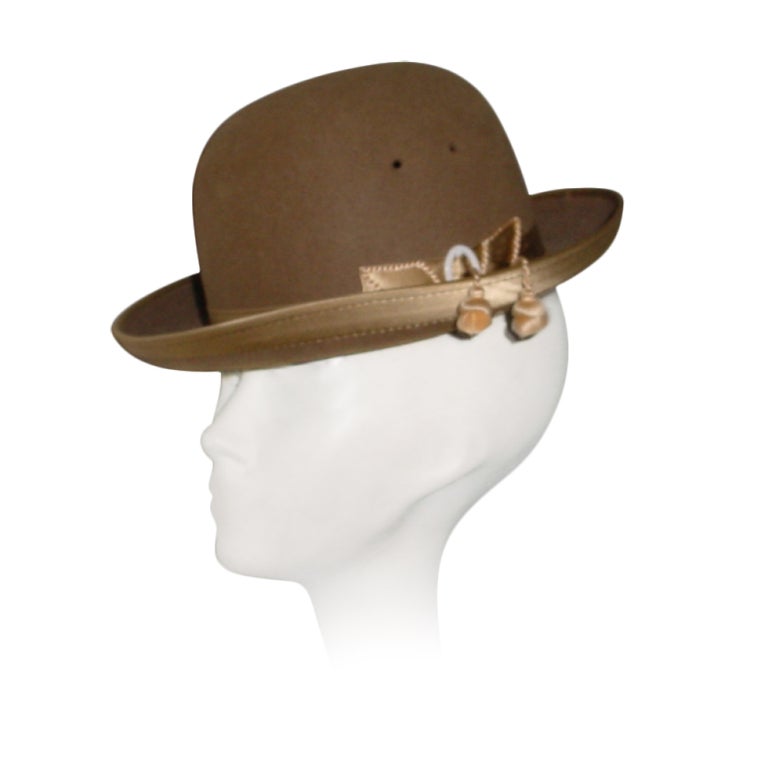 Traditional Bolivian Bowler hat For Sale at 1stDibs bolivian bowler