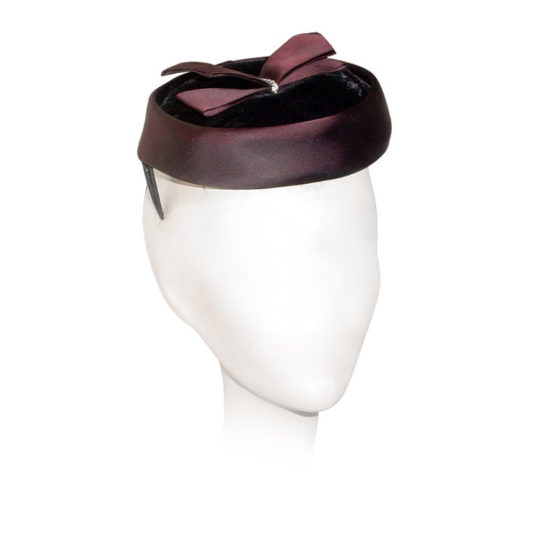 Chapeaux Louise 1950s hat