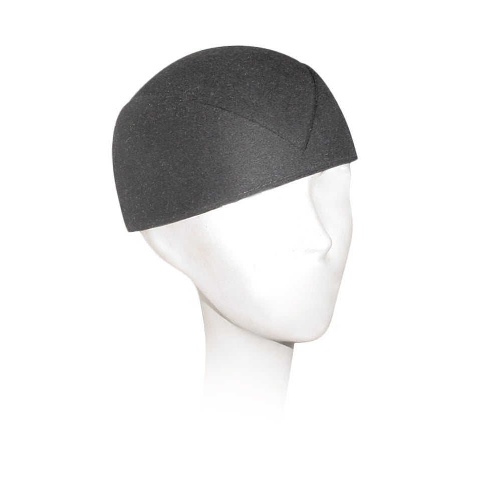 doorgaan met Glimmend Egomania Krizia by Borsalino Italy black hat For Sale at 1stDibs