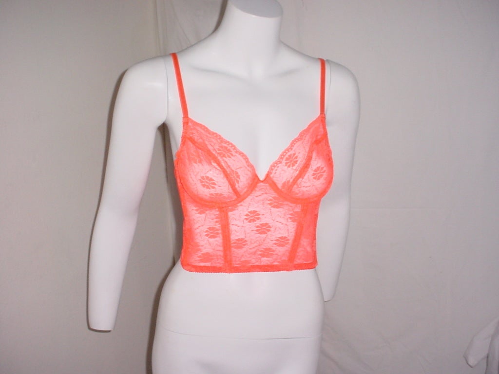 Vintage Deborah Marquit lace bra