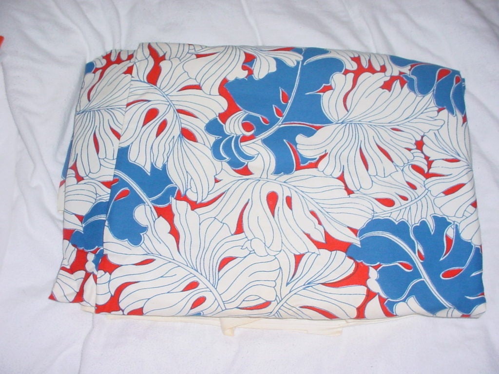 Vintage Jungle Leaves fabric