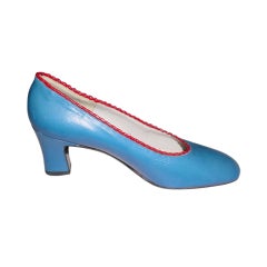 Perugina Italy blue and red shoes 5.5