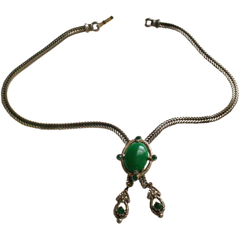 Vintage Selro 1940s necklace For Sale