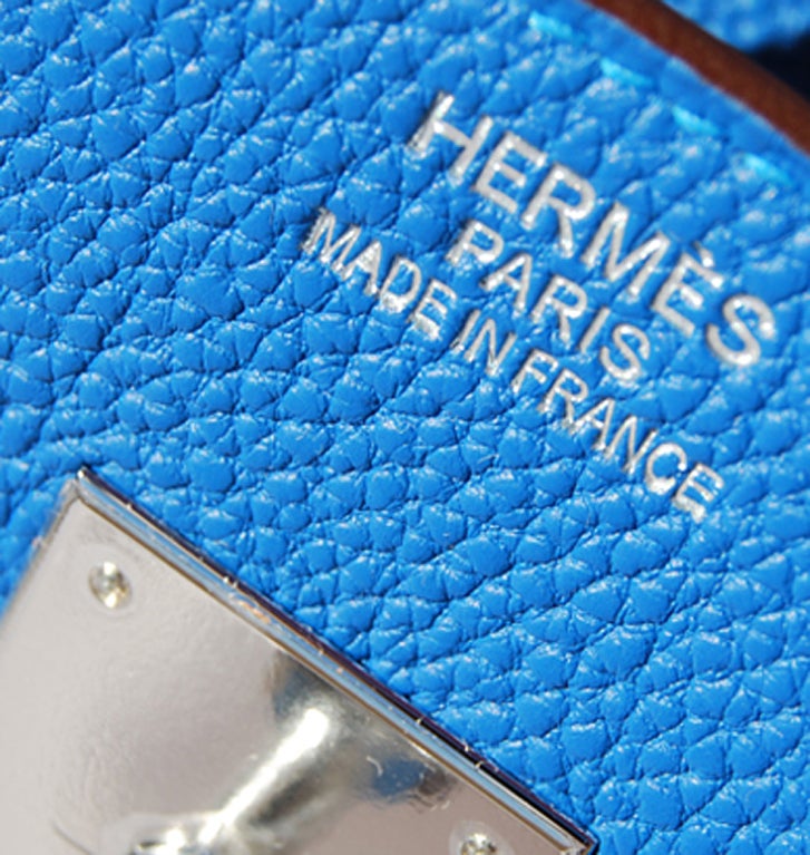 Women's 35cm Hermes Mykonos Togo Leather Birkin Bag Handbag