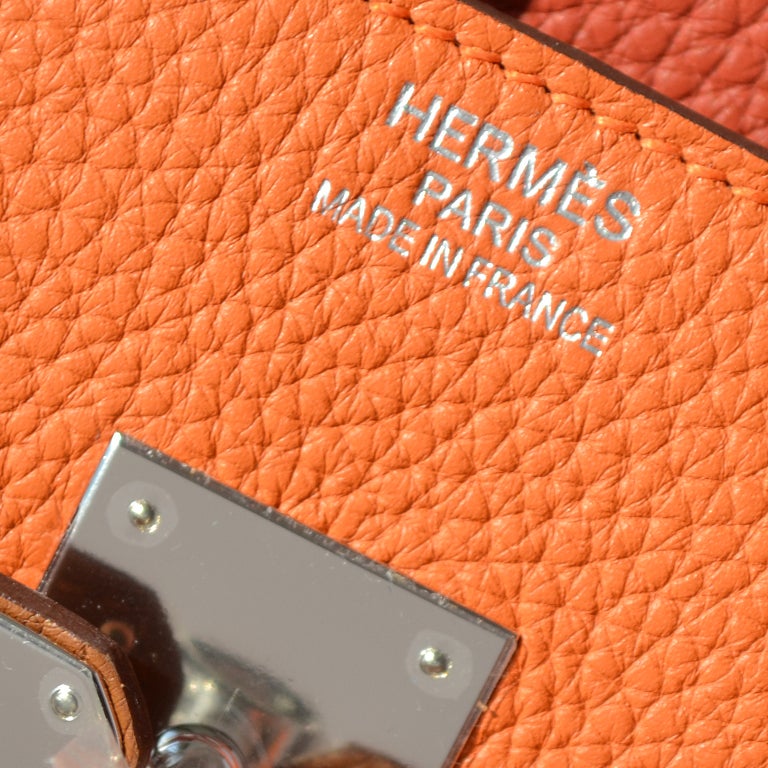 35cm Hermes Harlequin / Arlequin Leather Birkin Handbag For Sale 2