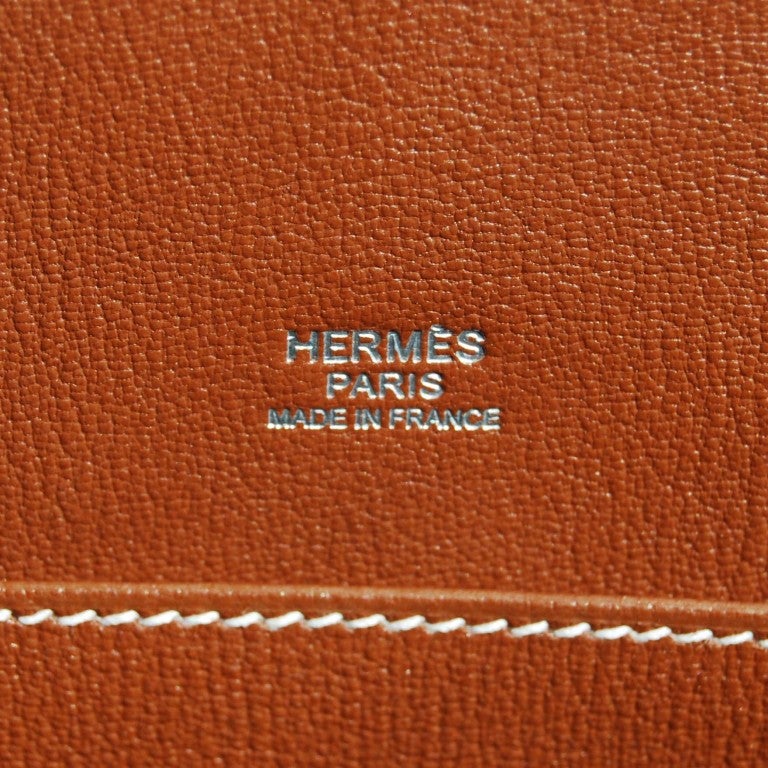 35cm Hermès Barenia and Wicker Kelly Handbag 3