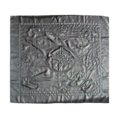 90cm Hermès Black Silk Carre Precieux Scarf