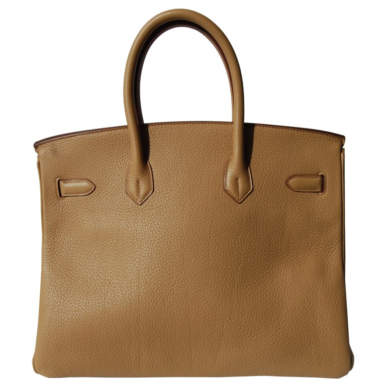 Createurs de Luxe, reseller of Hermes Handbags offers this new HOT BAG!

BRAND NEW

35cm Hermes Cafe Taurillon Clemence Leather Birkin Handbag | Gold Hardware | N Stamp

The bag measures 35cm / 14