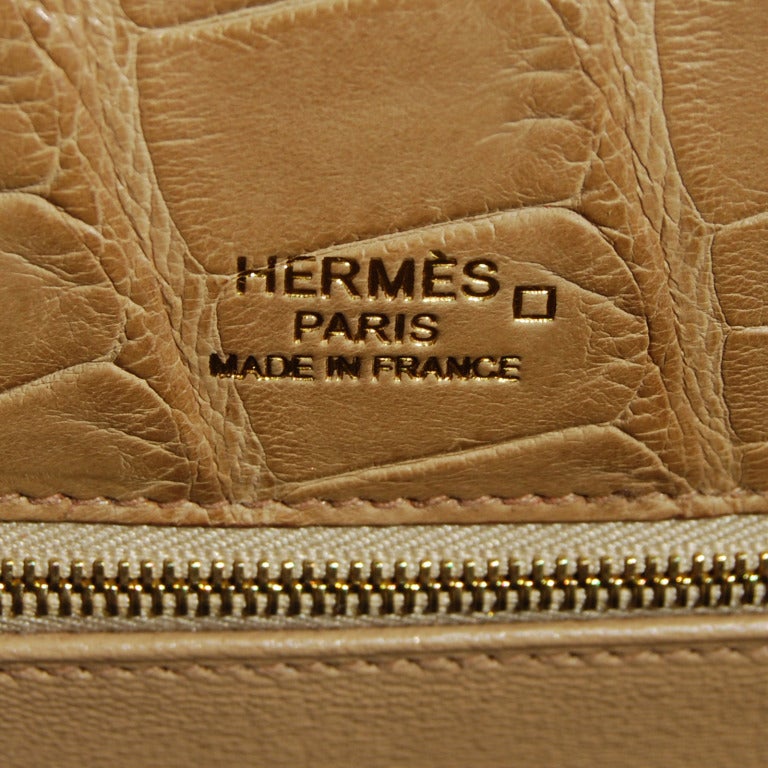 35cm Hermes Tri-Color Ghillies Kelly Handbag - Permabrass #9929 2