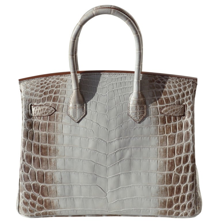 Absolutely Fabulous!!

BRAND NEW!

30cm Hermes Matte Gris Cendre Himalayan Niloticus Crocodile Birkin Handbag | Palladium Hardware | Q Stamp

The bag measures 30cm / 12