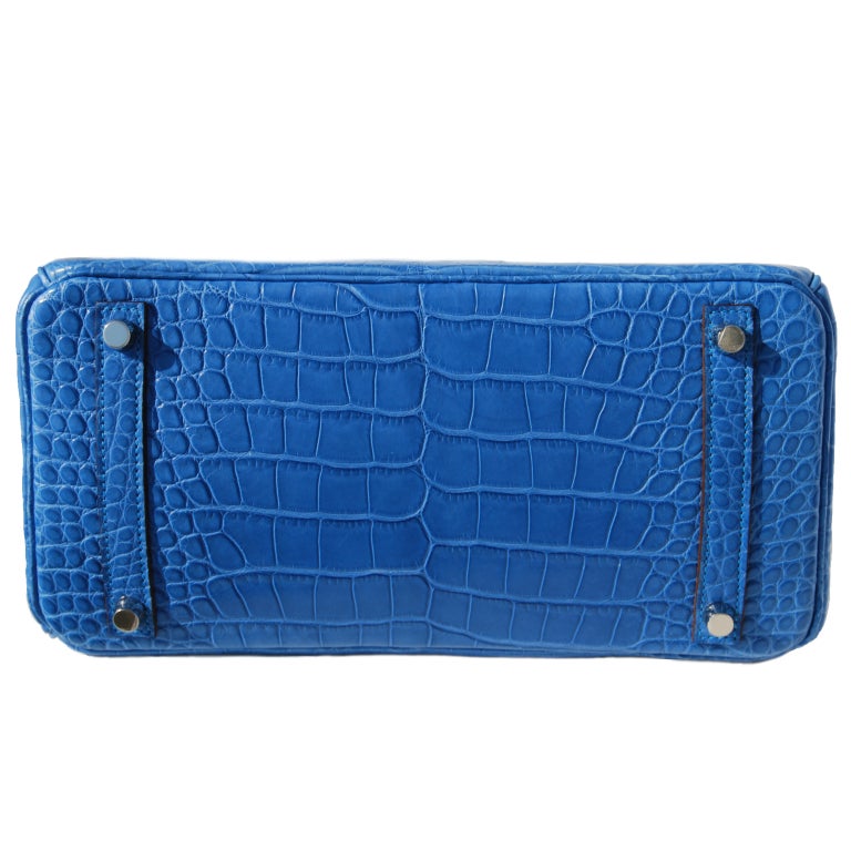 Women's 30cm Hermès Mykonos Alligator Birkin Bag Handbag