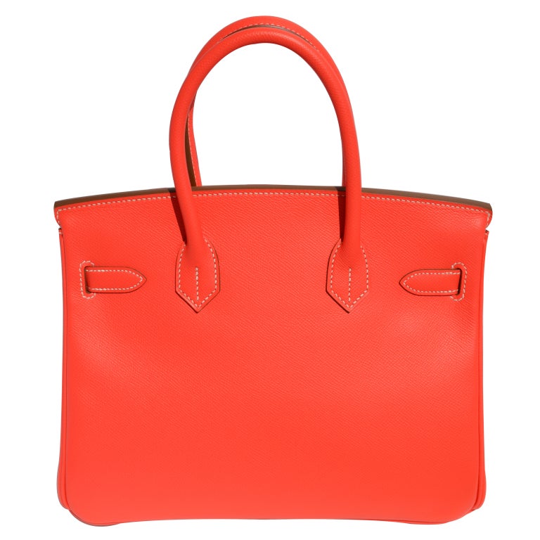 Createurs de Luxe offers this brand new Hermes Birkin Handbag!

Dazzling Color!

30cm Hermes Rose Jaipur Epsom Leather Birkin Handbag | Gold Linging | White Stiching | Permabrass Hardware | P Stamp

The bag measures 30cm / 12