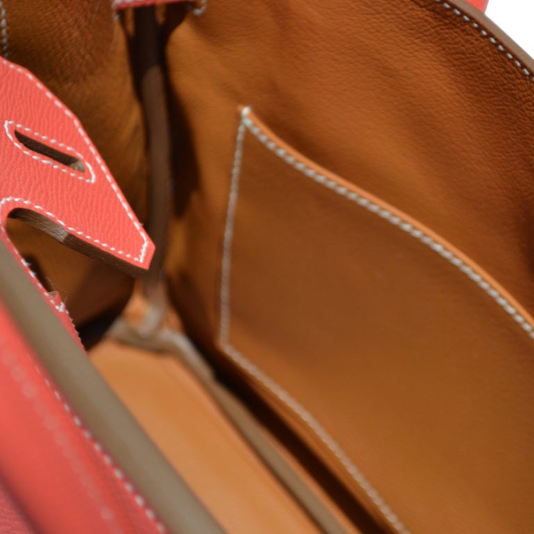 30cm Hermes Rose Jaipur Epsom Leather Birkin Bag Handbag 1