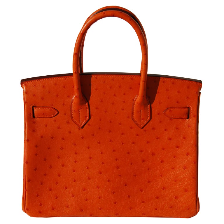 Createurs de Luxe offers this brand new Hermes Birkin Handbag

BRAND NEW!

30cm Hermes Orange Ostrich Birkin Handbag | Gold Hardware | O Stamp

The bag measures 30cm / 12