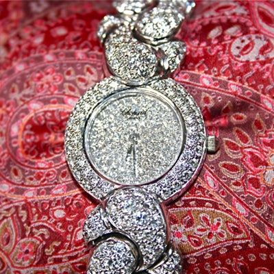 Chopard Lady's White Gold and Diamond Casmir Bracelet Watch 3