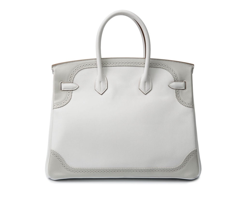 limited edition HERMES BIRKIN 35 ghillies collection