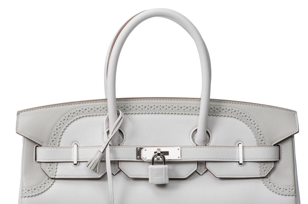 limited edition HERMES BIRKIN 35 ghillies collection 2