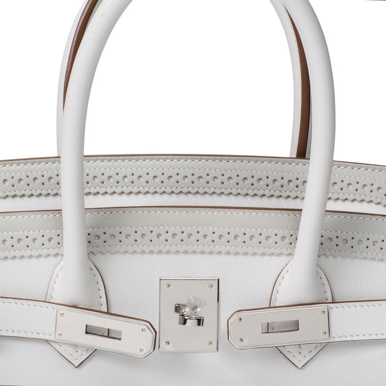 limited edition HERMES BIRKIN 35 ghillies collection 3