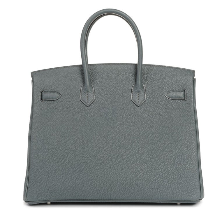 BIRKIN 35 Bleu Orage with Palladium