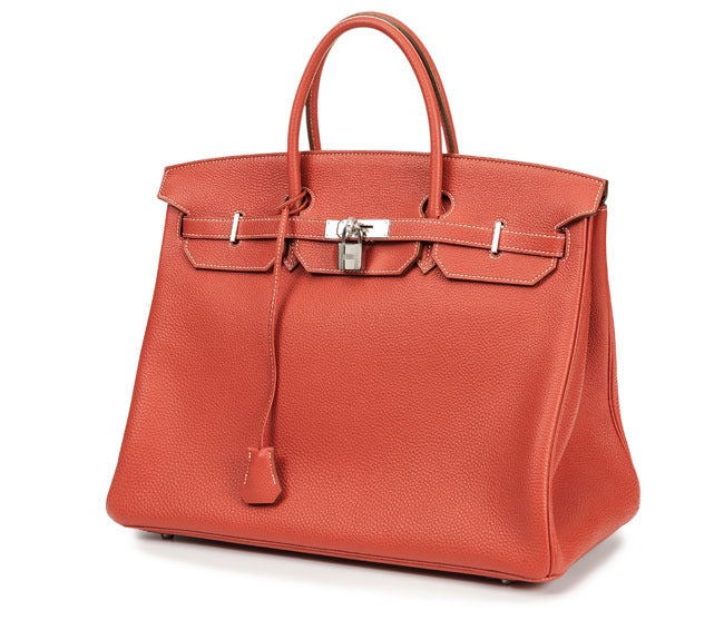 Women's or Men's super deal PRE OWNED AS NEW Sanguine Birkin 40