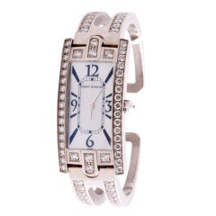 HARRY WINSTON Lady's White Gold and Diamond Avenue C Wristwatch