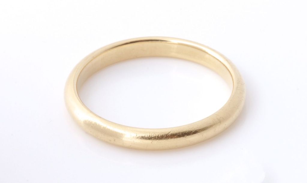TIFFANY & Co.. Men's Yellow Gold Wedding Band For Sale 2