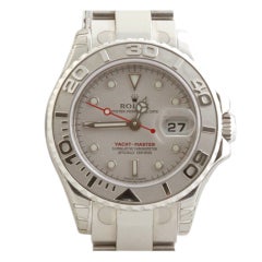 ROLEX Lady's Stainless Steel and Platinum Yachtmaster