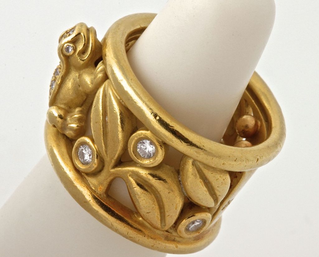 Women's KIESELSTEIN-CORD Diamond Gold Midsummer Ring