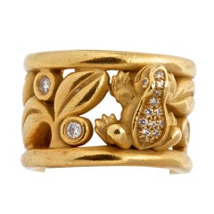 KIESELSTEIN-CORD Diamond Gold Midsummer Ring