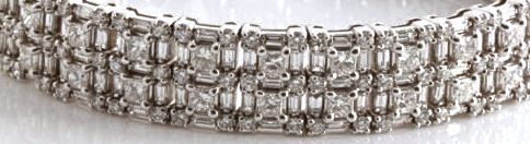 ROBERTO COIN 15 Carat White Diamond White Gold Bracelet 4