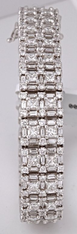 ROBERTO COIN 15 Carat White Diamond White Gold Bracelet 5