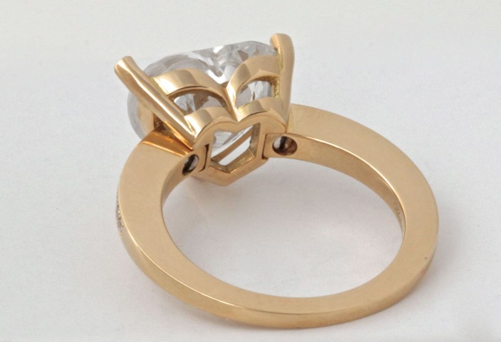 CHOPARD Rock Crystal Heart Stone Diamond Band 