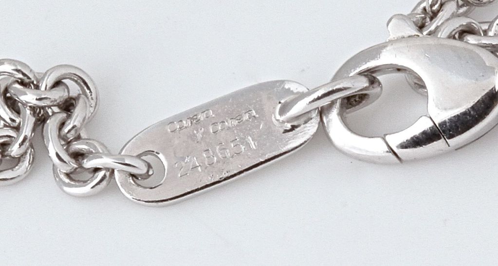 CARRERA Y CARRERA White Gold Pendant Necklace with Cherubs 3
