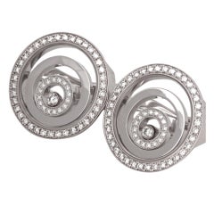 CHOPARD Happy Spirit Diamond White Gold Earrings