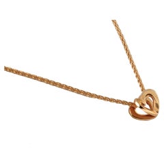 ASPREY Gold Heart Necklace